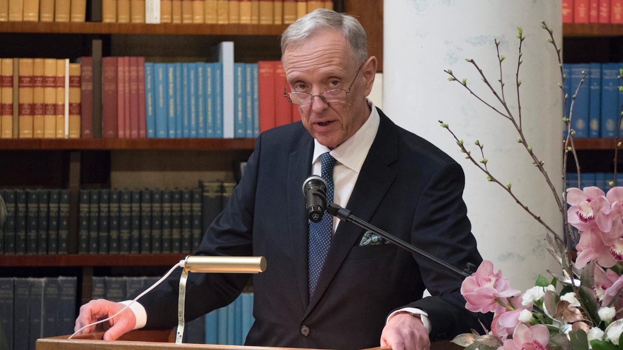 Ylen hallituksen puheenjohtaja Thomas Wilhelmsson.