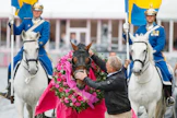 Dijonia juhlittiin Elitloppetin voittajana vuosi sitten.
