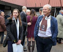 Propulsionin taustavoima Bengt Ågerup Vincennesissä valmistautumassa oriin Prix d'Amerique -starttiin tammikuussa 2018.