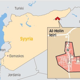 Al-Holin leiri sijaitsee koillis-Syyriassa.