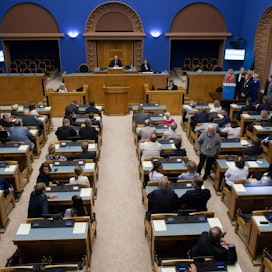 Vaaleissa valitaan seuraaja presidentti Toomas Hendrik Ilvekselle.  LEHTIKUVA/AFP