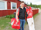 "Pihtiputaan punanuttu" Santtu Raitala oli äänestäjien suosikki ohjastajien Suomen mestariksi. Tittelin voittaja on selvillä lauantaina kello 16 jälkeen.