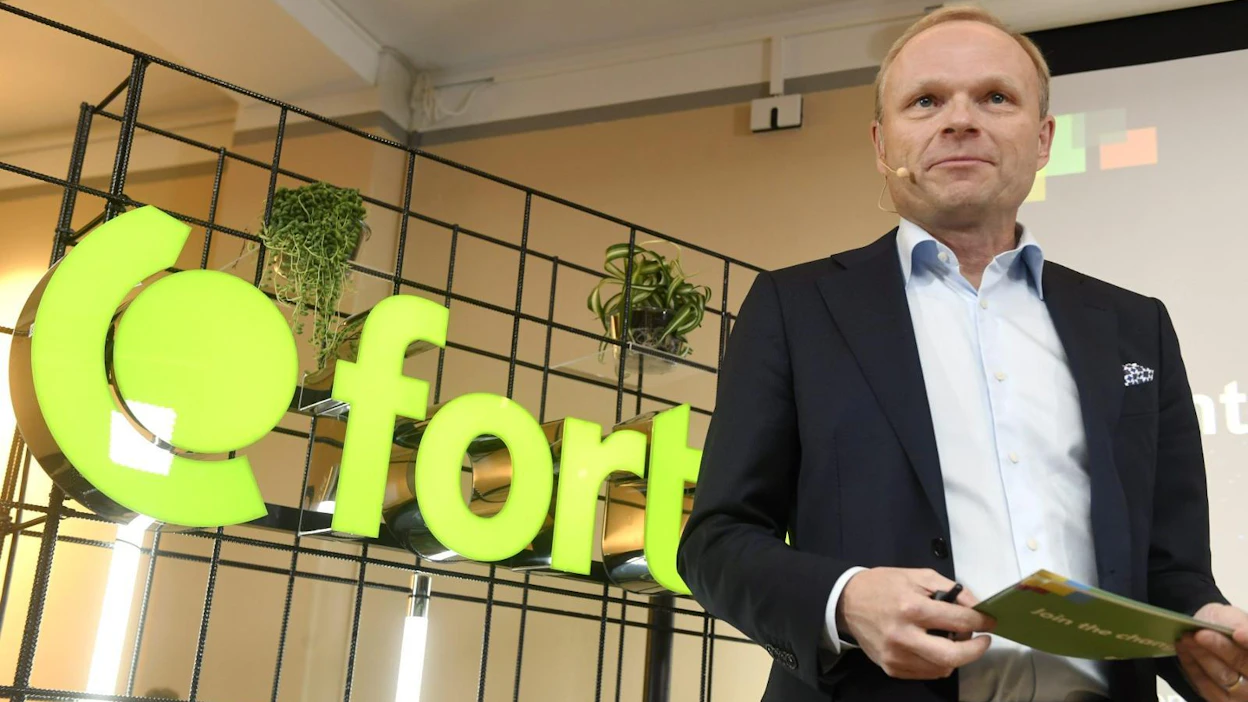 – Uskomme, että olemme löytäneet huippuluokan kumppanit tähän, Fortumin toimitusjohtaja Pekka Lundmark sanoi maanantaina. LEHTIKUVA / VESA MOILANEN