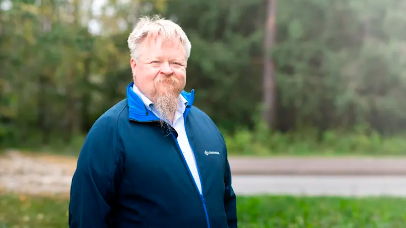 Sami Heinonen on iloinen saamastaan tunnustuksesta.