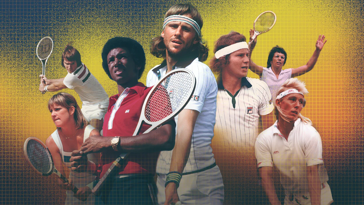 Vieläkö muistat nämä takavuosien tennistähdet? Tenniksen legendoista kertova sarja palauttaa heidät elävästi mieleen.