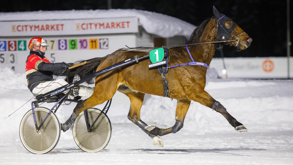 Piia Sjöblomin suojatti Jacques Hyneman antaa voimiensa jälleen puhua. Voimamenijän ohjissa on tuttuun tapaan Tapio Perttunen.