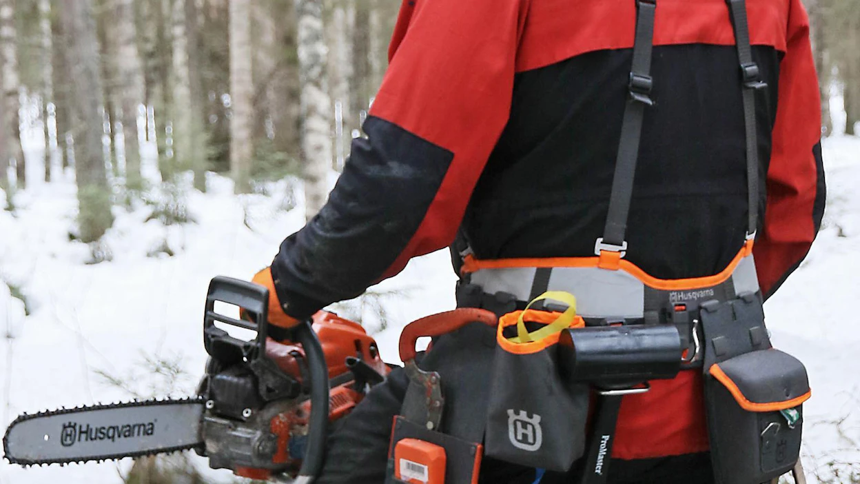Koneviesti testasi Husqvarna kehittämän uuden Flexi-varustevyömalliston.