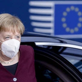 Liittokansleri Angela Merkel haluaa Saksaan tiukat koronarajoitukset marraskuuksi. Lehtikuva/AFP