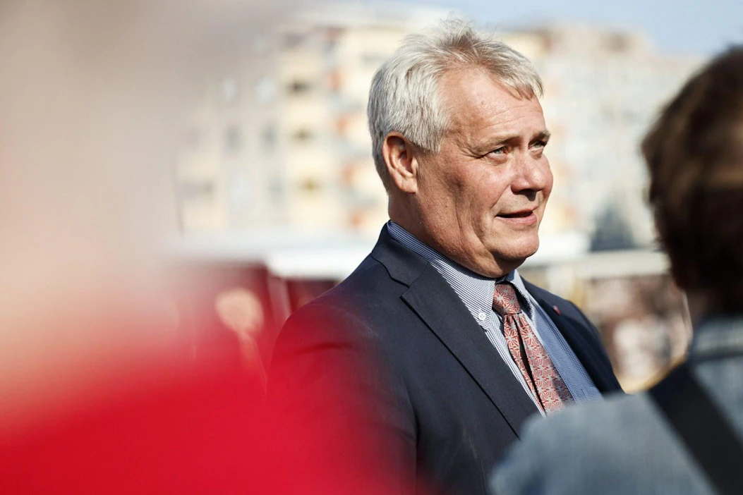 SDP:n kannatus on noussut 21,9 prosenttiin, selviää mediakonserni Alma Median teettämästä kyselystä. Kuvassa puolueen puheenjohtaja Antti Rinne. LEHTIKUVA / RONI REKOMAA