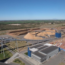 UPM:llä on Uruguayn Fray Bentosissa kapasiteetiltaan 1,3 miljoonaa tonnin eukasellutehdas.