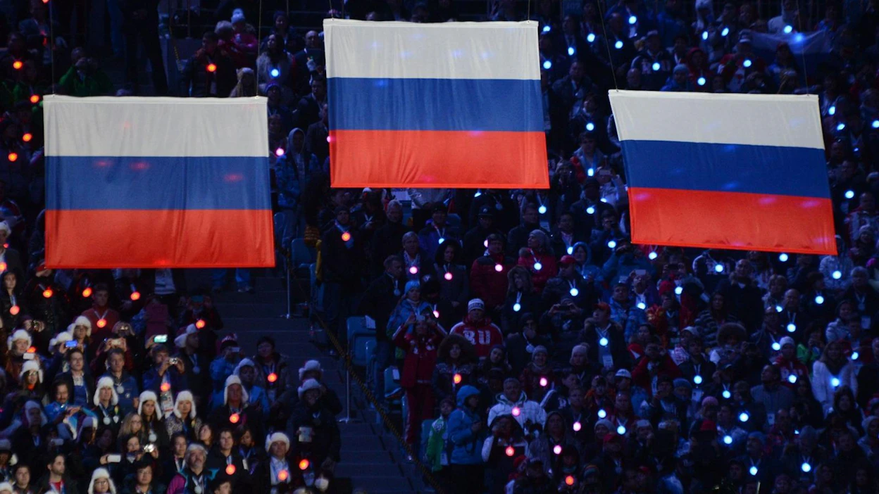 Venäjältä on jäämässä väliin vuoden 2020 Tokion kesäolympialaiset ja 2022 Pekingin talviolympialaiset. LEHTIKUVA/AFP