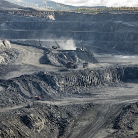 Uuden kaivoslain on tarkoitus astua voimaan ensi maaliskuussa. Kuva Terrafamen Sotkamon kaivokselta.