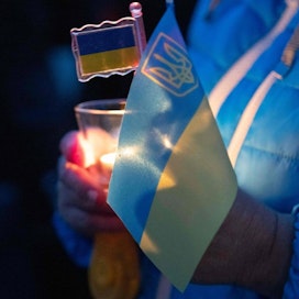 Sota Ukrainassa jatkuu kolmatta viikkoa. LEHTIKUVA / AFP