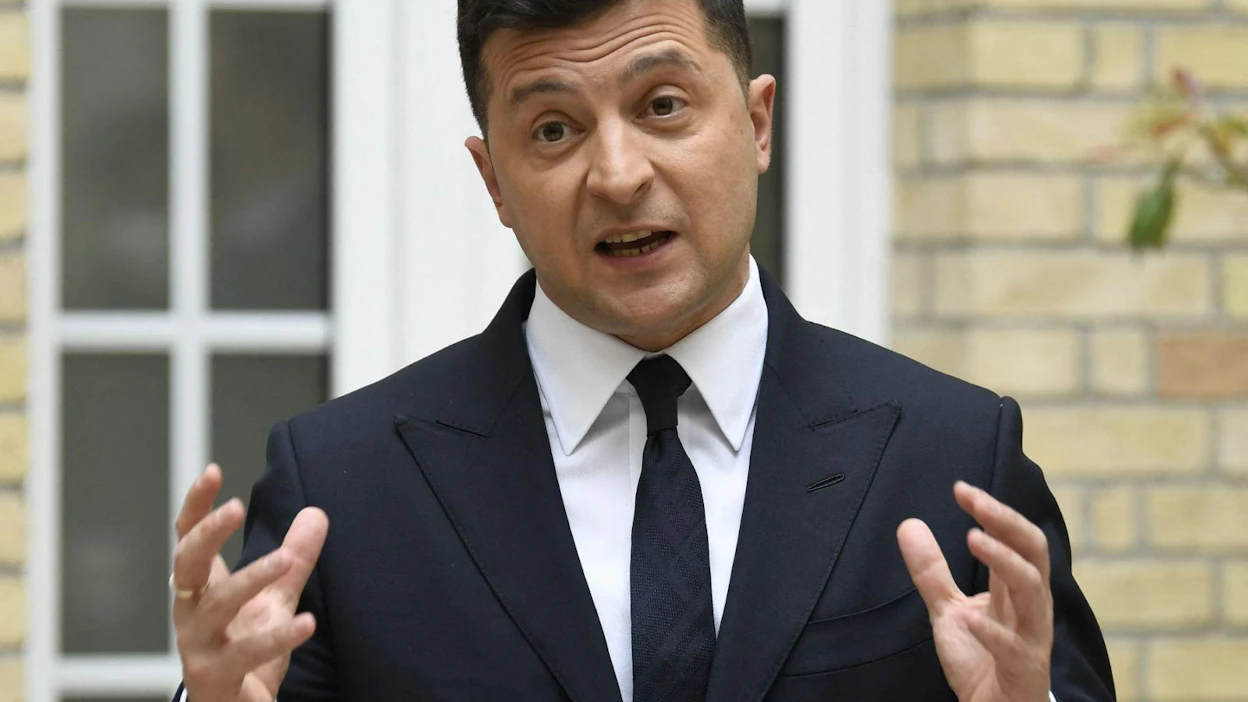 Ukrainan presidentti Volodymyr Zelenskyi keskusteli tänään maansa tilanteesta liittokansleri Angela Merkelin ja presidentti Emmanuel Macronin kanssa.
