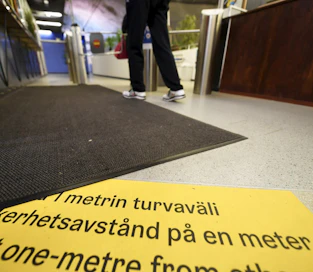 Rajoitukset tulevat voimaan ensi maanantaina ja jatkuvat joulukuun 21. päivään asti. LEHTIKUVA / Vesa Moilanen