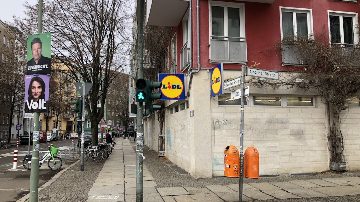 Katunäkymää Saksan pääkaupungissa Berliinissä vuonna 2025.