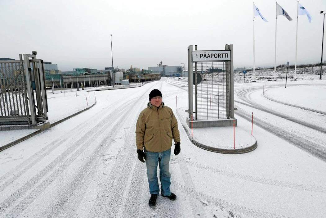 Talvivaaran Kaivososakeyhtiö Oyj hakee yrityssaneerausta 15.11.2013. ¿Tämä oli parempi kuin konkurssi¿, Talvivaaran työntekijöiden varapääluottamusmies Tero Pulkkinen sanoo. Sotkamo 15.11.2013. Kuva Pekka Fali.