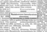 Kustannusnousun lisäksi sisällissodan aikaisten vahinkojen korjaaminen söi maatilojen kannattavuutta alkuvuodesta 1922.