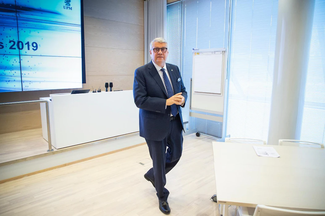Jussi Pesosella on jo 15 vuoden ura UPM:n johdossa. Toimitusjohtajana hän aloitti 2004 ja hallituksen jäsenenä 2007.