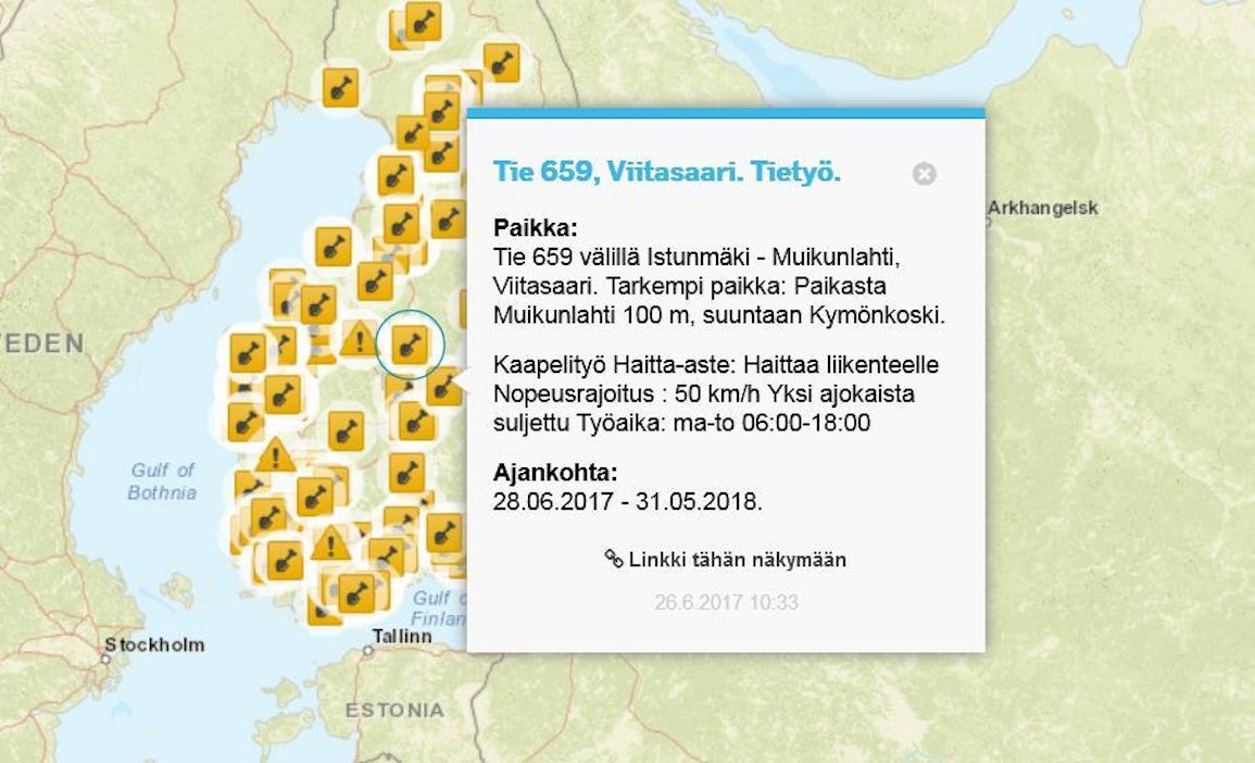 Tietöitä, ruuhkia, pääkallokelit? – Liikenneviraston nettipalvelussa  autoilija voi suunnitella reittinsä - Uutiset - Maaseudun Tulevaisuus