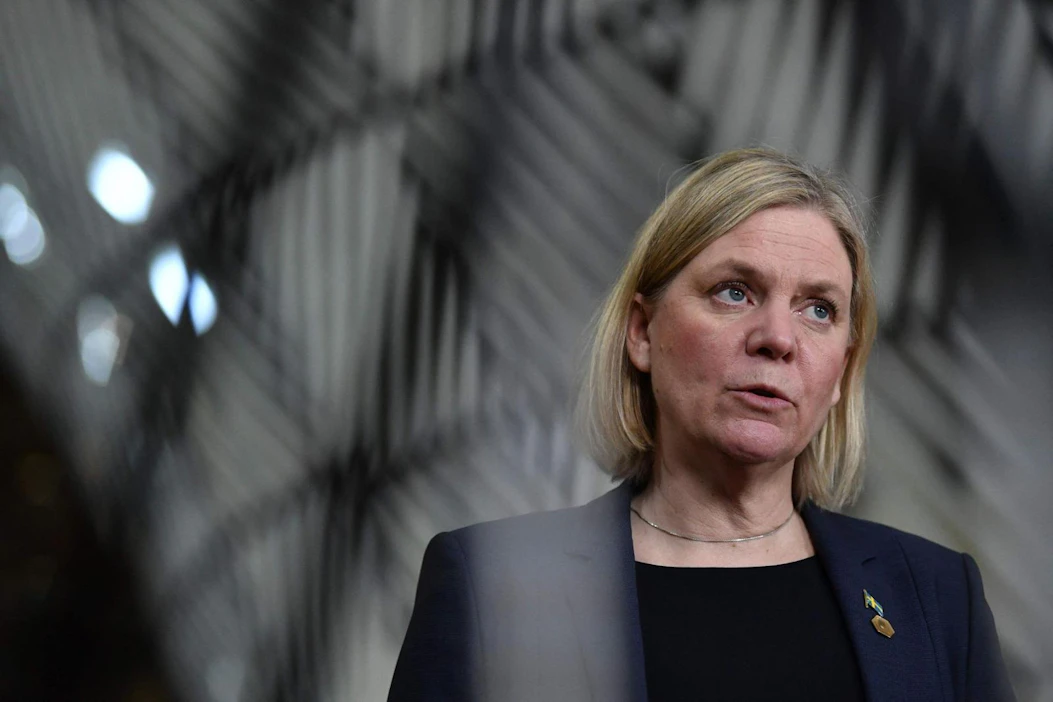 Keskusteluiden aiheena ovat Venäjän sotatoimet Ukrainassa, Euroopan turvallisuustilanne sekä Suomen ja Ruotsin yhteistyö. Kuvassa Ruotsin pääministeri Magdalena Andersson.
