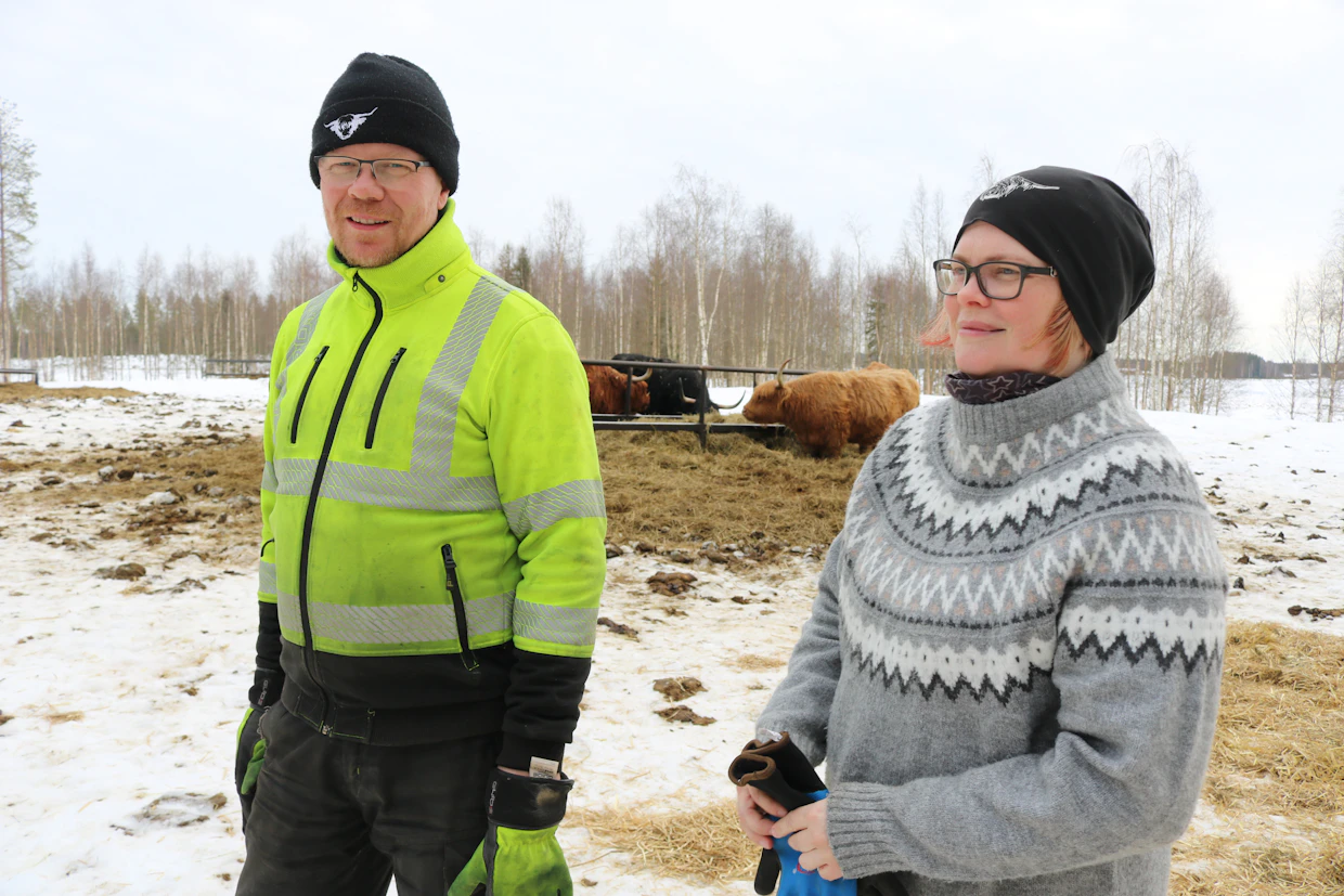 Työn määrä tulee sovittaa sellaiseksi, että mielenkiinto hommiin säilyy, toteavat Sakari ja Anne Isohanni.