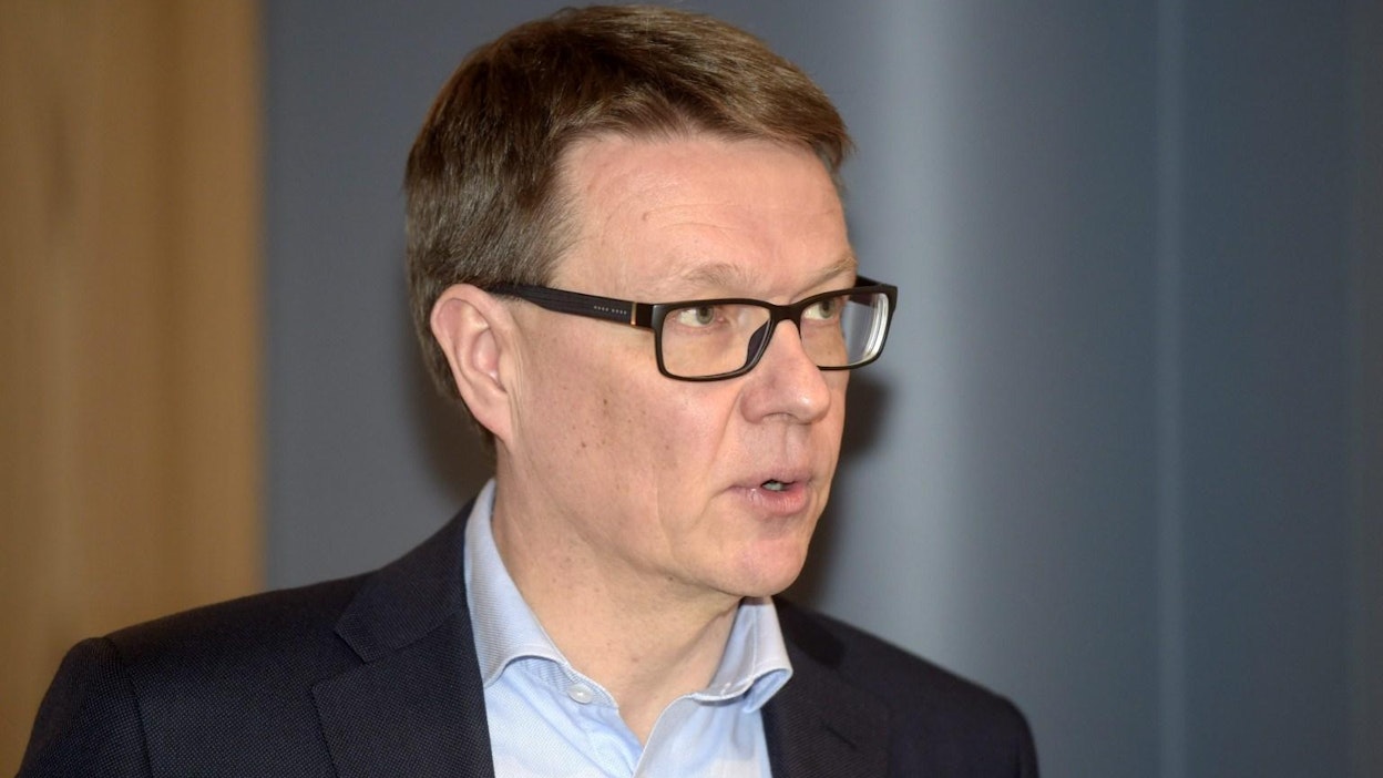 MaRan toimitusjohtaja Timo Lappi kertoi järjestön kannoista infossa Helsingissä. LEHTIKUVA / Vesa Moilanen