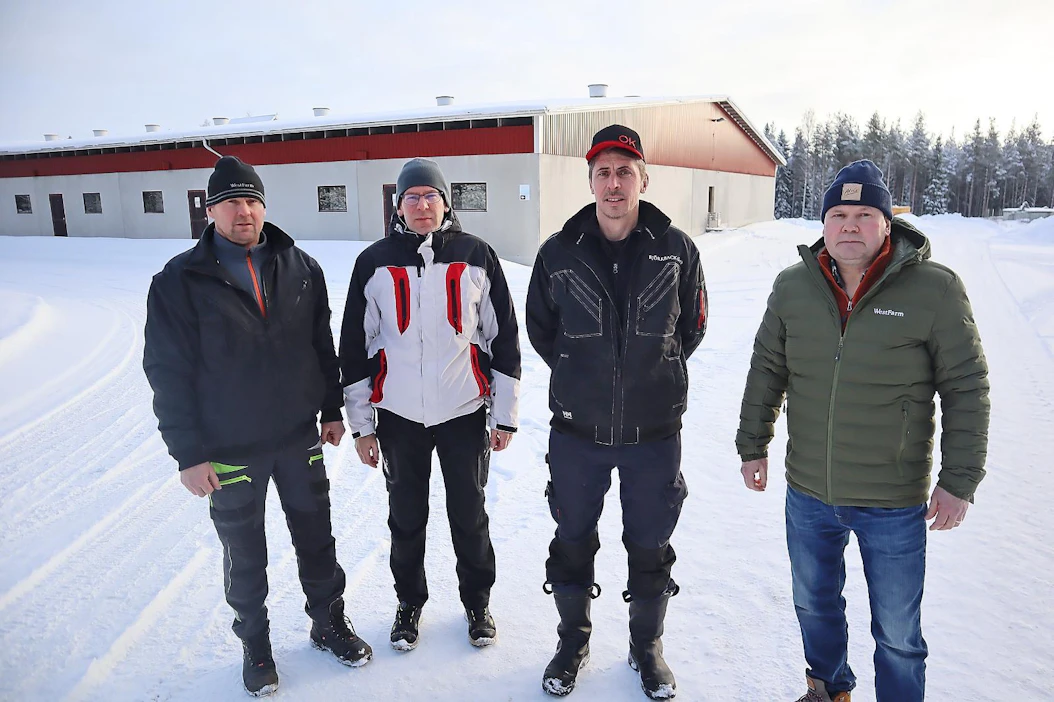 WestFarmin omistajat ovat vasemmalta Kjell-Göran Paxal, Anders Lillandt, Tomas Långgård ja Henrik Holm.