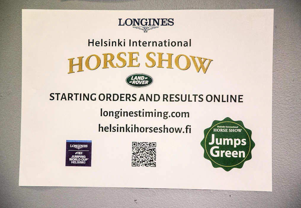 Helsinki International Horse Show tunnetaan ja on palkittu vastuullisuustyöstään, jossa se on suunnannäyttäjä suurille kansainvälisille ratsastustapahtumille.