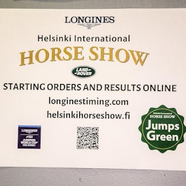 Helsinki International Horse Show tunnetaan ja on palkittu vastuullisuustyöstään, jossa se on suunnannäyttäjä suurille kansainvälisille ratsastustapahtumille.