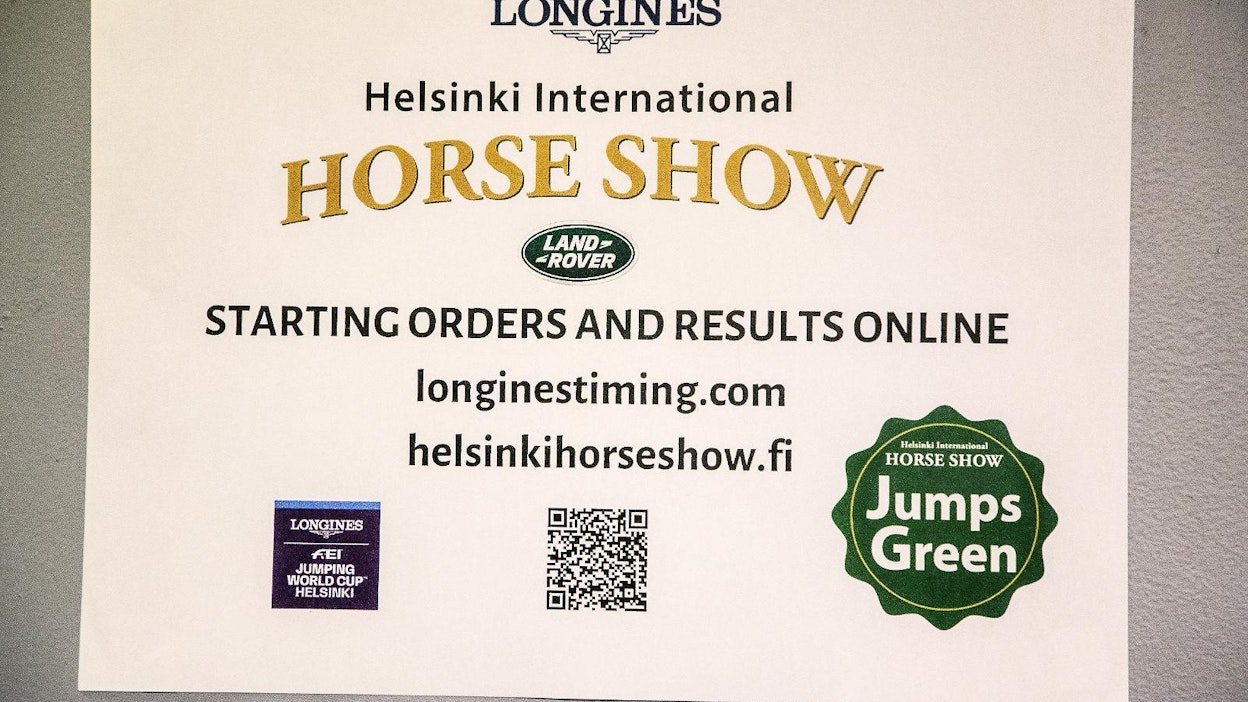 Helsinki International Horse Show tunnetaan ja on palkittu vastuullisuustyöstään, jossa se on suunnannäyttäjä suurille kansainvälisille ratsastustapahtumille.