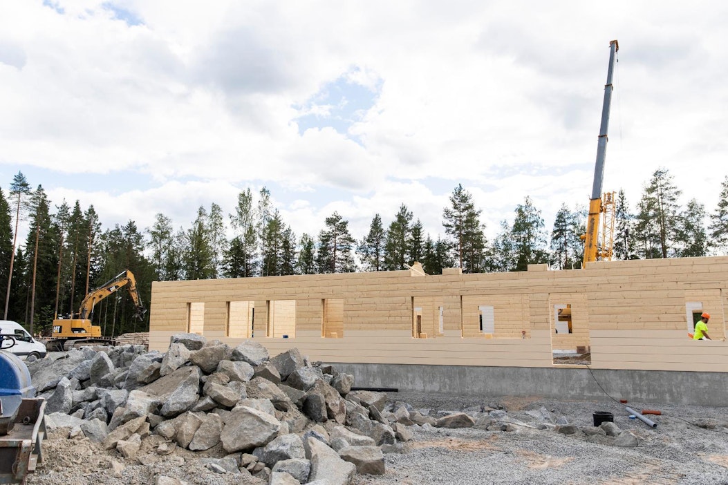 Puurakentaminen työllisti viime vuonna aiempaa useamman.