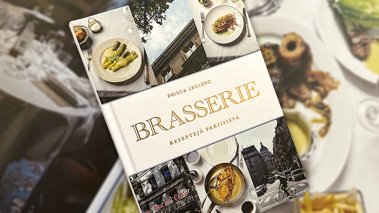 Brasserie tarjoaa klassisia ranskalaisia ruokalajeja, joista suurin osa valmistuu suomalaisista raaka-aineista.