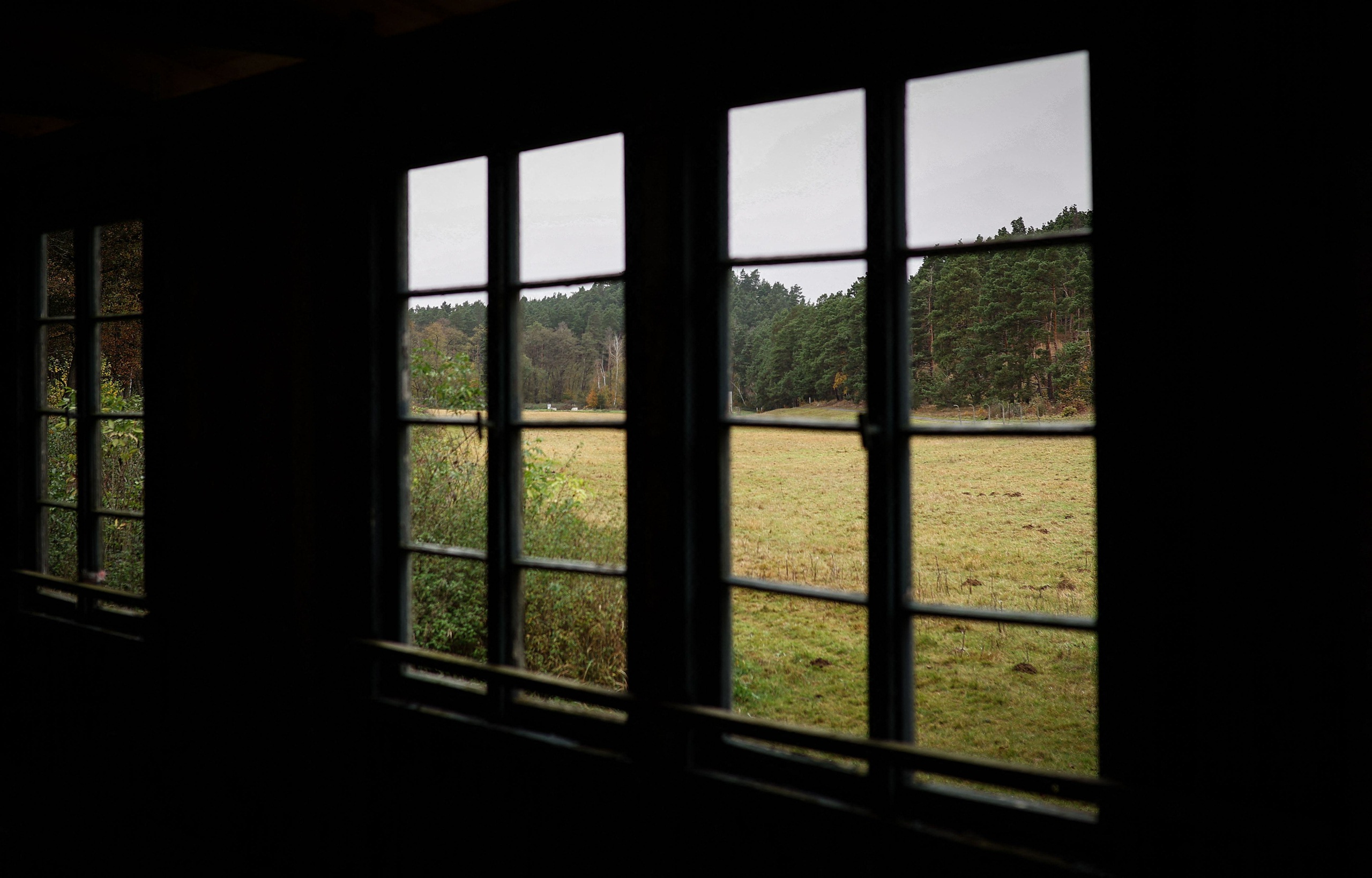 Langenstein-Zwiebergenin vankileiristä ei ole enää juuri mitään merkkejä jäljellä. LEHTIKUVA/AFP. 