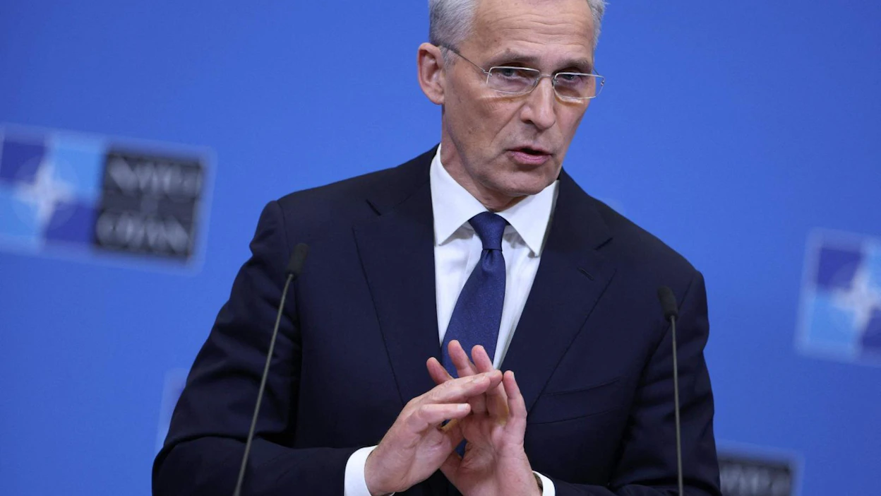 Jopa 63 prosenttia ruotsalaisista kannattaa Nato-jäsenyyttä, jos Suomi on mukana. Kuvassa Naton pääsihteeri Jens Stoltenberg.