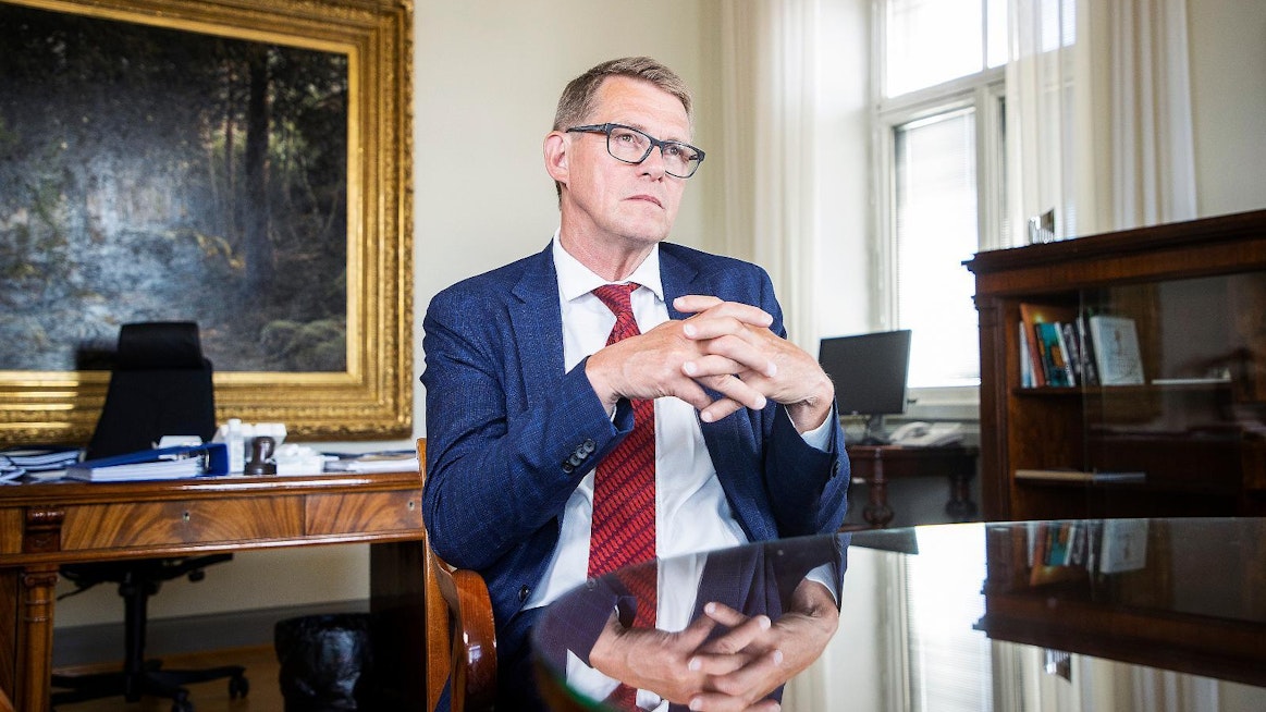 Valtiovarainministeri Matti Vanhanen vakuuttaa olevansa vakaasti motivoitunut tehtäväänsä, jota hän itse kuvailee projektiluonteiseksi.