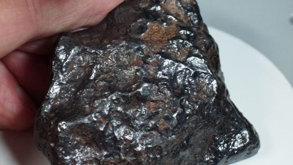 Suomen ensimmäinen rautameteoriitti löytyi Lieksan Löpönvaaralta toukokuun lopulla.