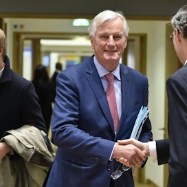 EU:n brexit-neuvottelija Michel Barnier kertoi neuvotteluiden etenemisestä. LEHTIKUVA/AFP