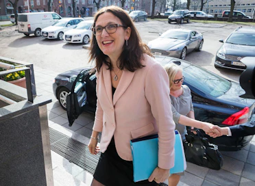 Maataloustuonnin ei pitäisi Cecilia Malmströmin mukaan kasvaa Mercosur-maista niin paljon, että siitä olisi haittaa EU:n maataloustuotannolle.