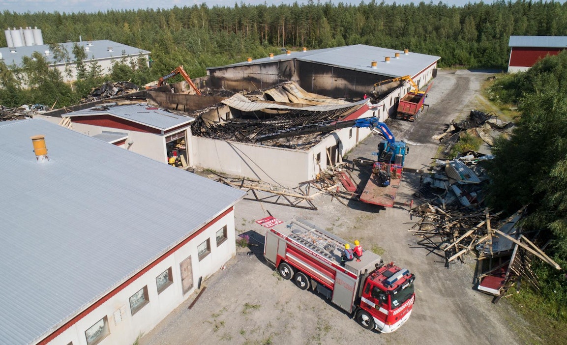 Sikalan raivaustyöt ovat päässeet käyntiin.