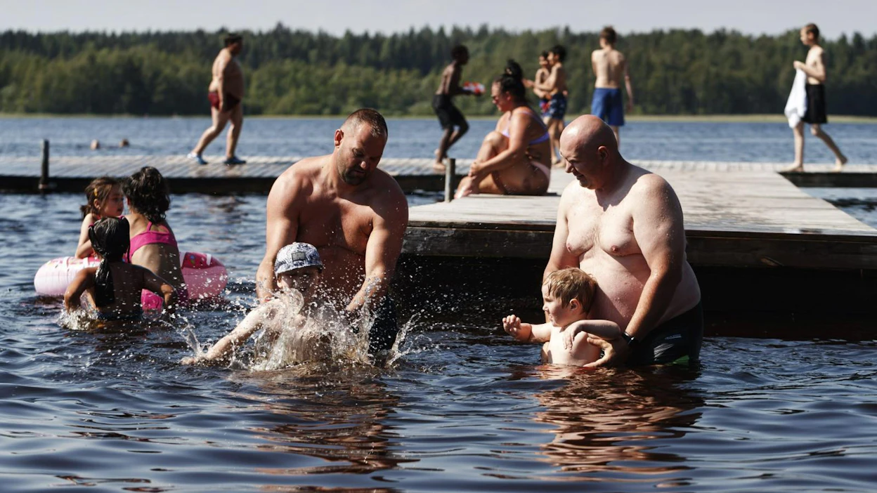 Meteorologin mukaan vuonna 1935 mitattua kesäkuun lämpöennätystä lähestytään viikonvaihteessa idässä ja kaakossa. LEHTIKUVA / RONI REKOMAA