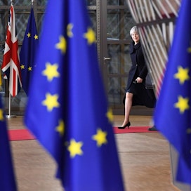 Brittimepeiltä vapautuu brexitin myötä 73 paikkaa. Lehtikuva/AFP