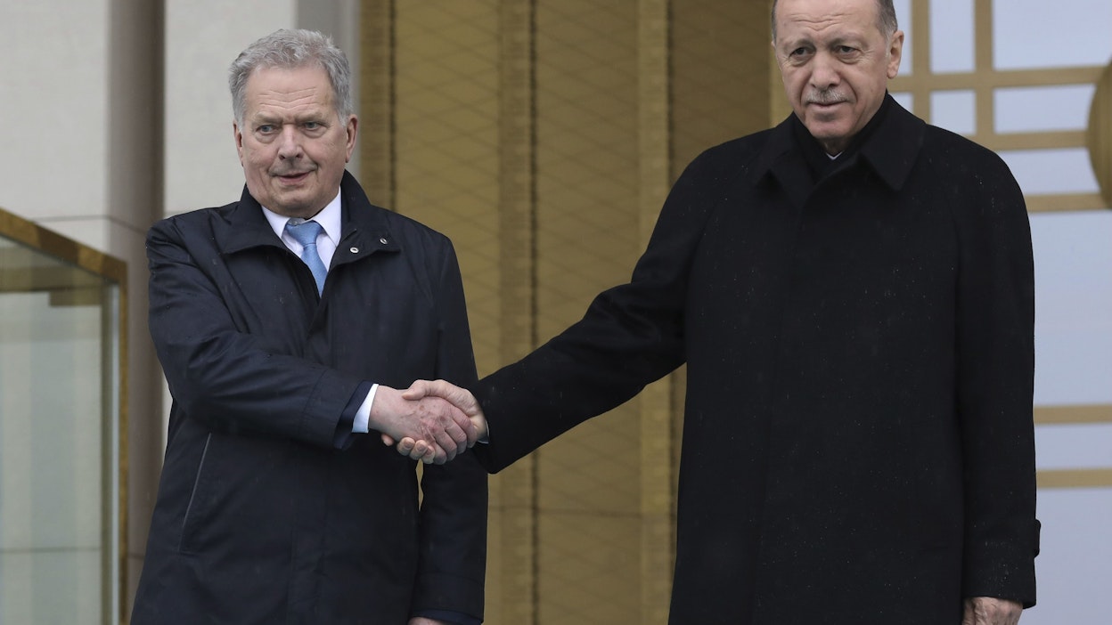 Presidentti Sauli Niinistö tapasi Turkin presidentin Recep Tayyip Erdoganin perjantaina.