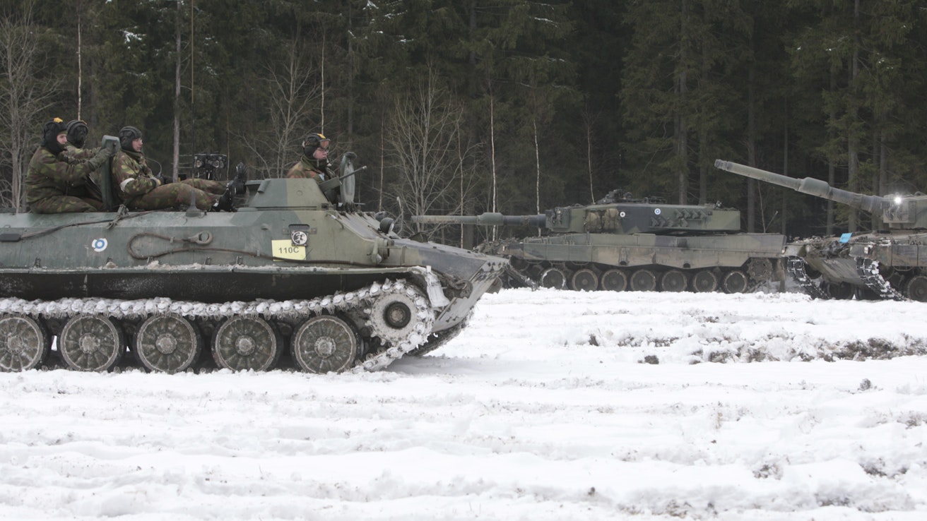 Suomesta Naton suureen harjoitukseen osallistuu noin 700 ajoneuvoa. 