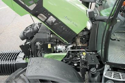 Deutz-fahrin moottorin ohjausjärjestelmä annostelee lisätehoa tarpeen mukaan.