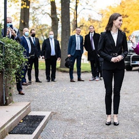 Pääministeri Sanna Marin ja Euroopan komission puheenjohtaja Ursula von der Leyen tapasivat maanantaina pääministerin virka-asunnolla Kesärannassa.