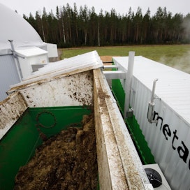 Maatilamittakaavan biokaasulaitos.
