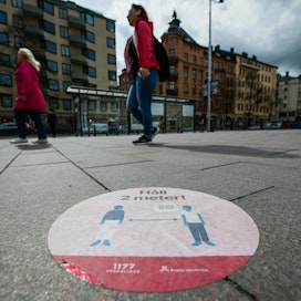 Covid-19-tautiin on nyt Ruotsissa kuollut 3040 ihmistä. LEHTIKUVA / AFP