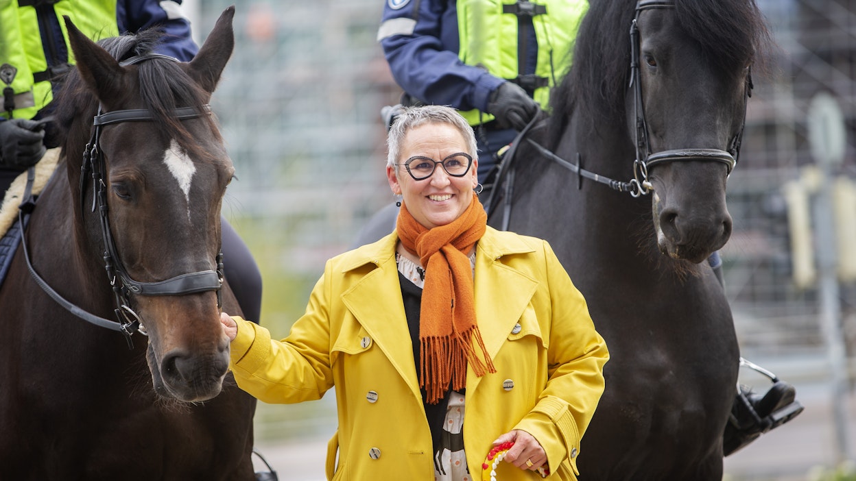 Marjukka Manninen toivoo, että tänä vuonna perustettavasta hevosten hyvinvointityöryhmästä tulee asiantunteva ja laaja-alainen.