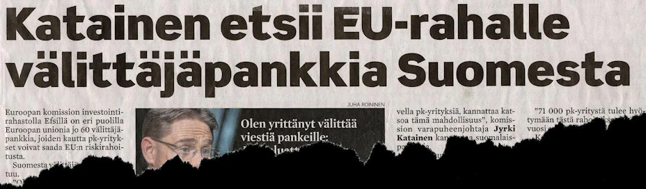 MT kertoi EU-komission pankkietsinnästä maanantaina.